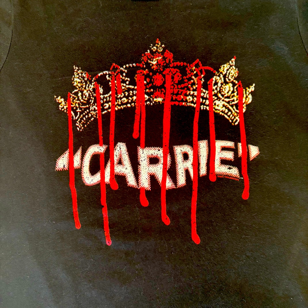 GRAPHIC TEE Carrie Horror Women’s Black